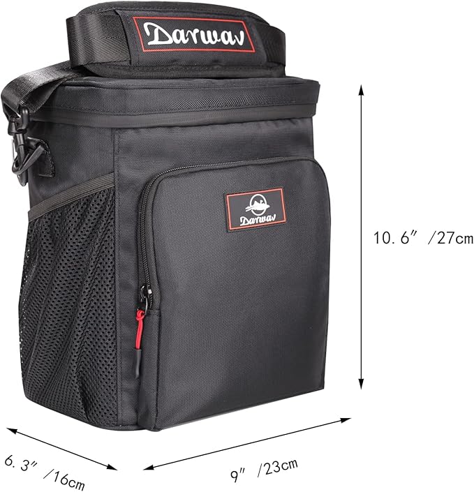 Golf Cooler, 12-Can Insulated Soft Cooler Bag, Fits on Golf Push Cart