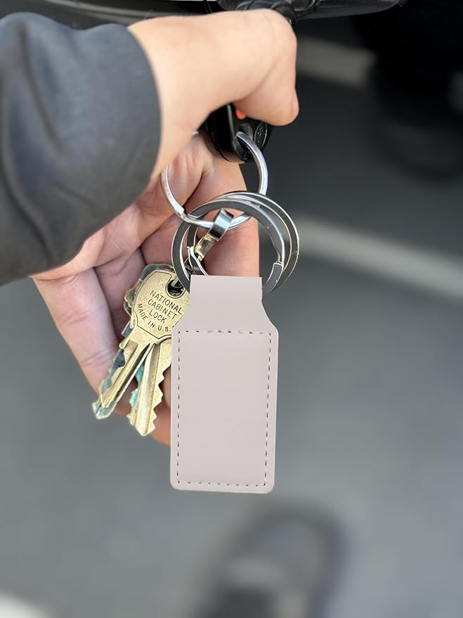 LaserGram Rectangle Keychain, Golfer Golfing, Personalized Engraving Included