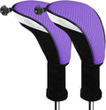 Golf Club Head Covers for Woods and Driver Hybrids Fairway Value Pack Protective Clubs Headcovers with Interchangeable No.Tags 1 3 5