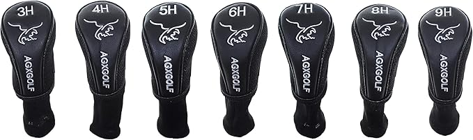 AGX Men's Tour XS Complete Hybrid Game Improvement Stainless Steel Irons Set 3-9 Graphite Edition: Senior, Regular or Stiff Flex; Cadet, Regular or Tall Length; Left or Right Hand.