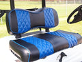 Huskey Parts Company Blue Black Golf Cart Front Seat Covers 2 PCS Compatible with Yamaha G29 Drive 2007+，Drive 2