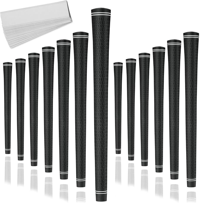 Karma Revolution 360 Golf Grips & Grip Kits, No Alignment Necessary, Easy Installation, Perfect for Adjustable Golf Clubs, Choose Single, 9, 13, 25 Packs or Golf Club Grip Kit