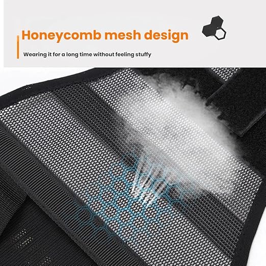 New Lower Back Brace for Men and Women, Lumbar Support with Adjustable Straps, Breathable & Heavy Duty, IV-Shaped Support for Sciatica Pain Relief, Posture Corrector for Rehabilitation, Work, Sports