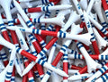 TRUESTRIKE Premium USA Golf Tees – 100-Pack Durable 3¼" / 2¾" Plastic Tees – Made in USA – Perfect Holiday Golf Gift