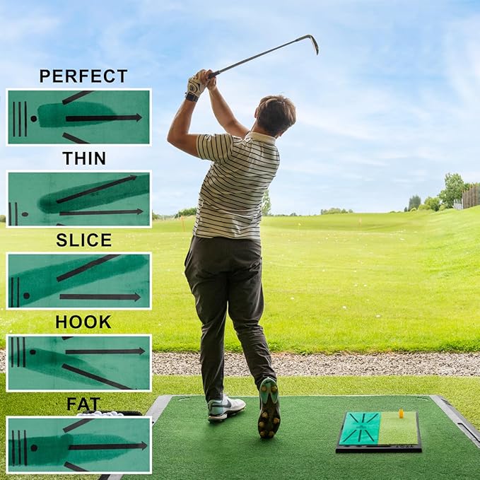 FORB Golf Hitting Mats | Premium Quality Golf Mats to Improve Your Swing | Golf Practice Mat | Driving Range Mat | 8 Styles with Optional Upgrades