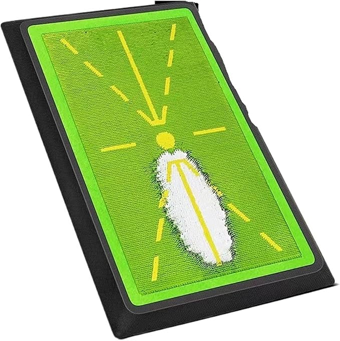 Golf Mats Practice Indoor, Hitting Swing Path Feedback with Non-Slip Rubber Backing, Training Accessories