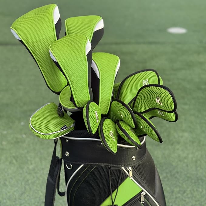 Andux Golf Hybrid Club Head Covers with Dial No. Tag Pack of 3 (All The Same Size)