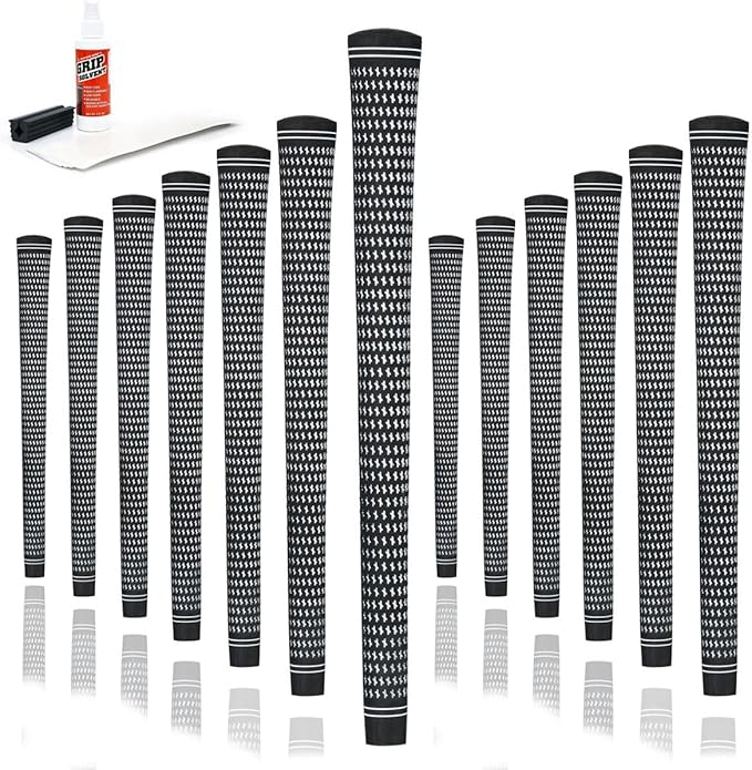 Karma Revolution 360 Golf Grips & Grip Kits, No Alignment Necessary, Easy Installation, Perfect for Adjustable Golf Clubs, Choose Single, 9, 13, 25 Packs or Golf Club Grip Kit