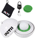 Portable Golf Ball Cleaner More Lightweight, Home Golf Ball Washer for Bag & Cart, with Replaceable Sponges, Clip-On Design, Premium Golf Accessories Gift