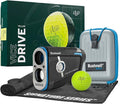 Bushnell Golf Tour Hybrid GPS Laser Rangefinder with Vice Balls | Slope Compensation, Magnetic Mount, Front/Middle/Back Distance, 1300 YD Range, PinSeeker | Signature Series Golf Towel
