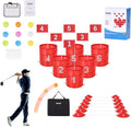 VEVOR Backyard Golf Game, 6 Hole Golf Course, Golf Practice Games, Golf Chipping Game for Family, Adults and Kids, Portable Outdoor Yard Golf Game for Lawn, Yard, Camping, Park, Beach