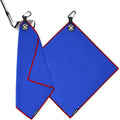 Magnetic Golf Towel with Clip and Cleaning Pocket -Premium Ultra Absorbent and sandfree Waffle Weave Microfiber Towel-Golf Accessories for Golf Bags, Carts or Clubs 16"*16“
