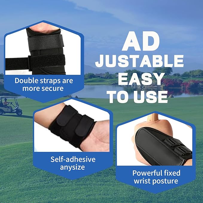 Golf Wrist Training Aid, 2 Pack Golf Swing Band and Golf Wrist Correction Trainer, Golf Grip Trainer for Beginners Arm Posture Correcting