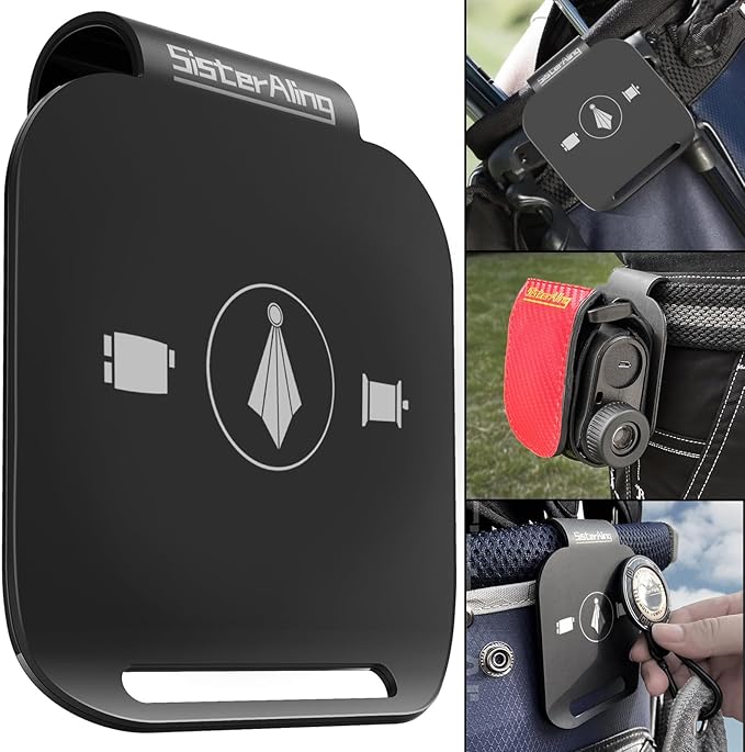 Golf Bag Metal Landing Pads for Magnetic Golf Towel,Golf Rangefinder,Golf Flask,Golf Speaker- Quick Access to Magnetic Golf Equipment and Accessories-Golf Gift -US Patent