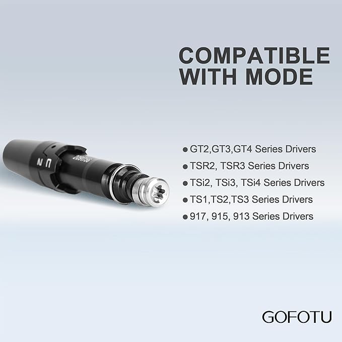 .335 Adapter Sleeve W/Serial Compatible with Titleist GT2,GT3,GT4，TS1,TS2,TS3,TS4,917/915/913D, Driver