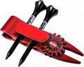The BYRD Divot Clyp Golf Multitool - Divot Tool & Clip | Organizes Your Tees, Ball Marker & Divot Tool all in One | Essential Golf Gear for Focused Rounds | Golf Accessories for Men (Red)