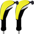 Golf Club Head Covers for Woods and Driver Hybrids Fairway Value Pack Protective Clubs Headcovers with Interchangeable No.Tags 1 3 5