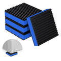 ToLanbbt 4 Pack Anti Vibration Pads for Washing Machine 3"x3", 7/8"T EVA Mechanical Damping Vibrating Sound Isolation Pad Rubber Isolator Mat for Compressor, Air Conditioner, Washer, Dryer, Treadmill