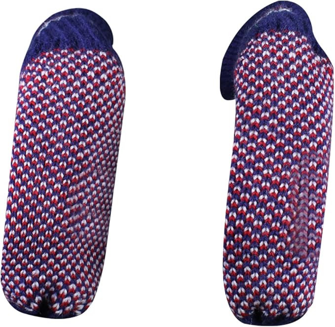 Scott Edward 1/7/10 Pcs Knitted Golf Club Head Covers for Irons Wedge Cuteness and Basically Socks Shape Washable Golf Club Head Protector on Pattern Style Double Sided Customized