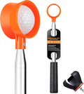 Golf Ball Retriever Telescopic, with Golf Ball Grabber for End of Putter, 9Ft/9.01Ft/12Ft/16.3Ft/20Ft Stainless Steel Golf Ball Retriever for Water