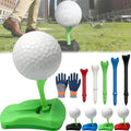 Hinged Turf Base V3 - Turf Tee for Artificial Turf-Includes Tee Variety Packs, Golf Simulator Training Tees, Tees Quick Easy Ball Setup All-Weather for Driving Range Home