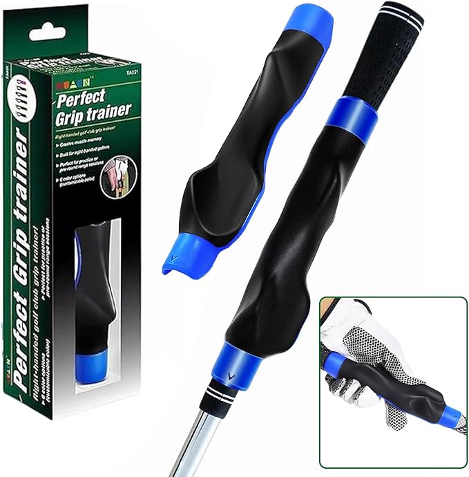 Golf Grip Trainer, Golf Training Aid, Easy To Carry to the Practice Area, Grip Trainer Club to Help Train Correct Hand Position, Golf Accessories Improve Your Swing Rhythm