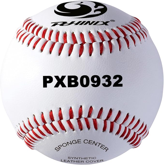 PHINIX Soft Cushioned Baseball Safety Baseball for Indoor and Outdoor Training