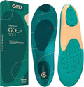 Golf Shoe Insoles for Women - GED Sports Insoles for Arch Support and Athletics - Lightweight, Elastic, Trim to Fit, Increase Stability, Balance, Precision Swings, Reduced Foot Fatigue (US 7-10.5)