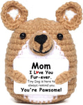 AICase Funny Dog Gifts for Mom from Daughter Son, Mothers Day Birthday I Love You Handmade Crochet Christmas Cute Small Things Stuff Presents for Women Corgi Lovers Easter Mama Mother in Law
