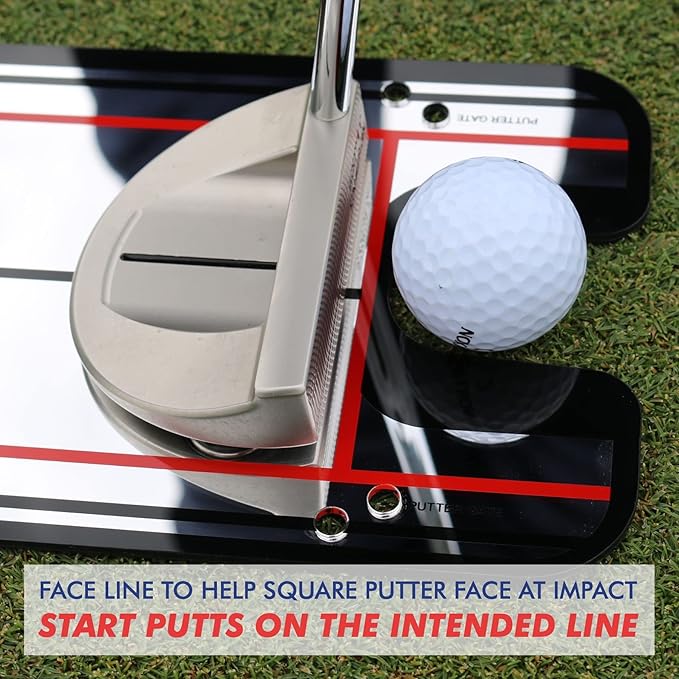 Genuine EyeLine Golf Alignment Putting Mirror - Top Training Aid on The PGA Tour - See Rapid Improvement - Helps Beginner, Junior, and Scratch Golfers