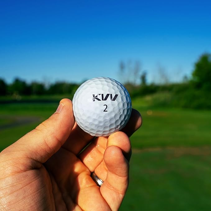 KVV 2-Piece Golf Balls, High Performance Golf Ball for Distance Super Soft, One Dozen