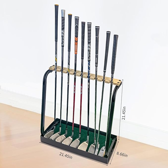 Crestgolf Golf Club Organizers Golf Club Display Golf Putter Rack (9-Hole or 18-Hole or 27-Hole for You to Choose) (Update-9-hole)
