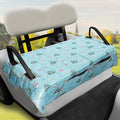 Golf Cart Seat Covers,Nonskid Bottom Golf Cart Seat Towel Blanket with 2 Front Pockets,Short Plush Surface, Soft and Comfortable,Fits for EZGO, Yamaha, Club Car and More 2 Person Seats Golf Carts