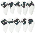 Golf 10pcs Thick Synthetic Leather Golf Iron Head Covers Set Headcover Fit All Brands Callaway Ping Taylormade Cobra Etc. Also Custom Name