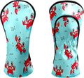 Premium Leather Golf Club Headcovers,Mango Pattern Fits Driver Hybrid Fairway 3/5 Wood,with Scratch-Resistant Lining, Gift for Men and Women