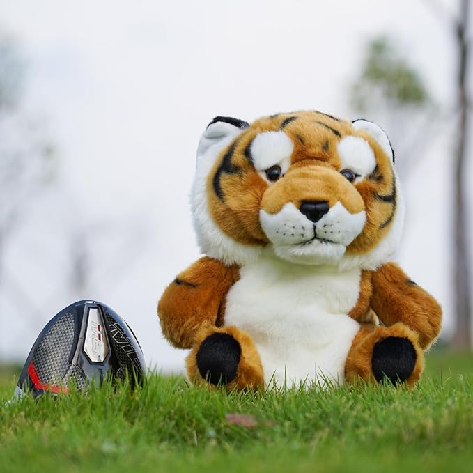 mytag Driver Head Cover, Ultra Premium Plush | Funny Driver Headcover, Tour Quality Golf Club Cover Long Sock Protect