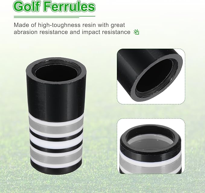 PATIKIL Golf Ferrules Tapered Golf Club Ferrules Multi-Ring Iron Ferrule Rings