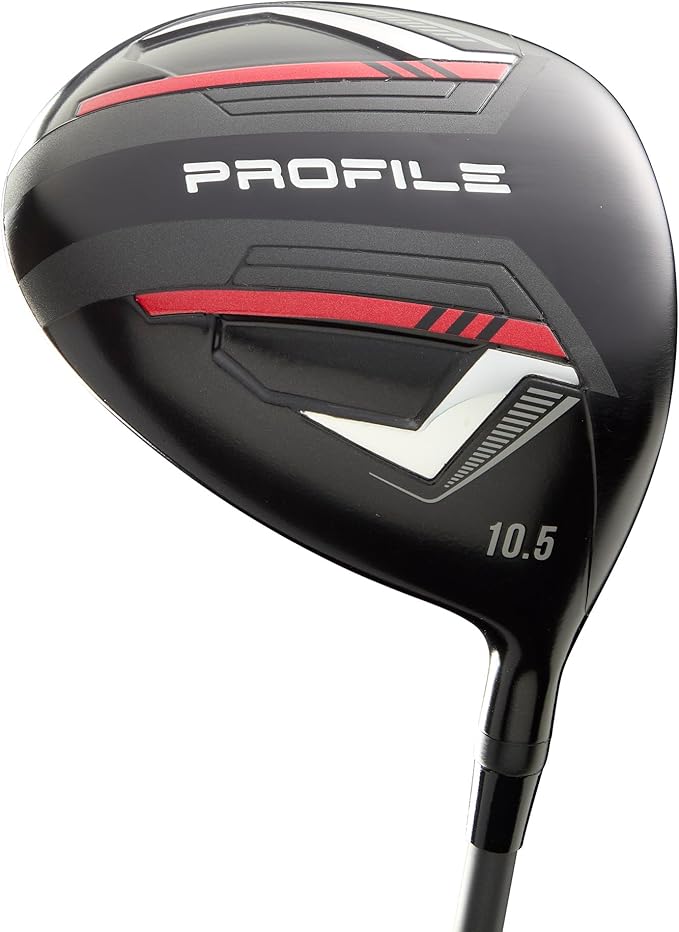 Wilson Senior Profile Complete Golf Set with Cart Bag - Right Hand, Senior, Red/Black/Silver