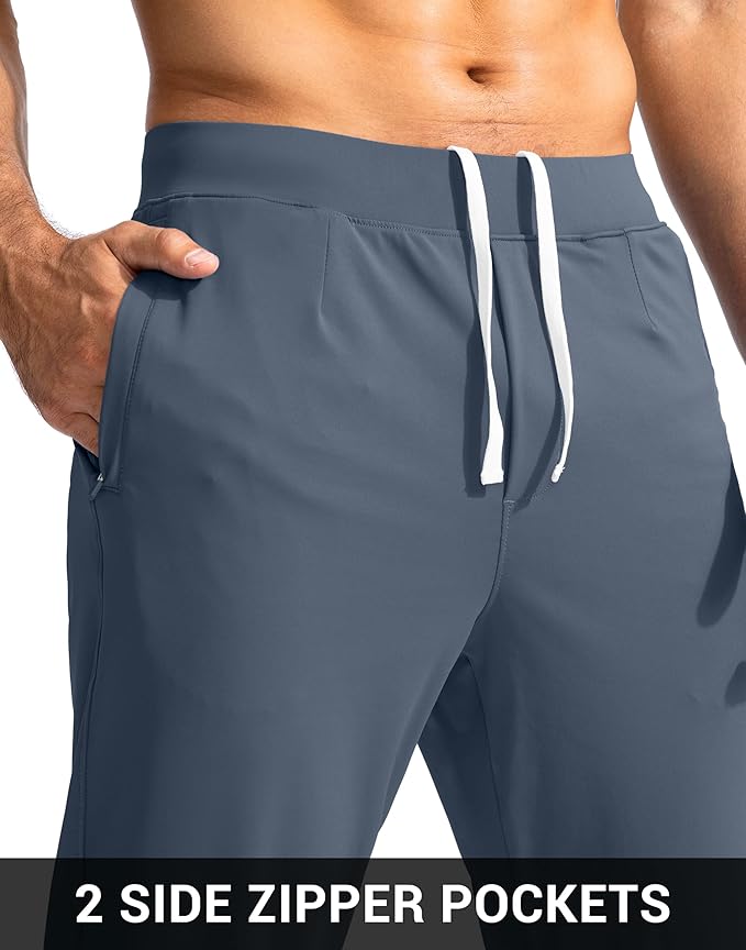 G Gradual Men's Golf Joggers Pants with Zipper Pockets Stretch Sweatpants Slim Fit Track Pants Joggers for Men Work Running
