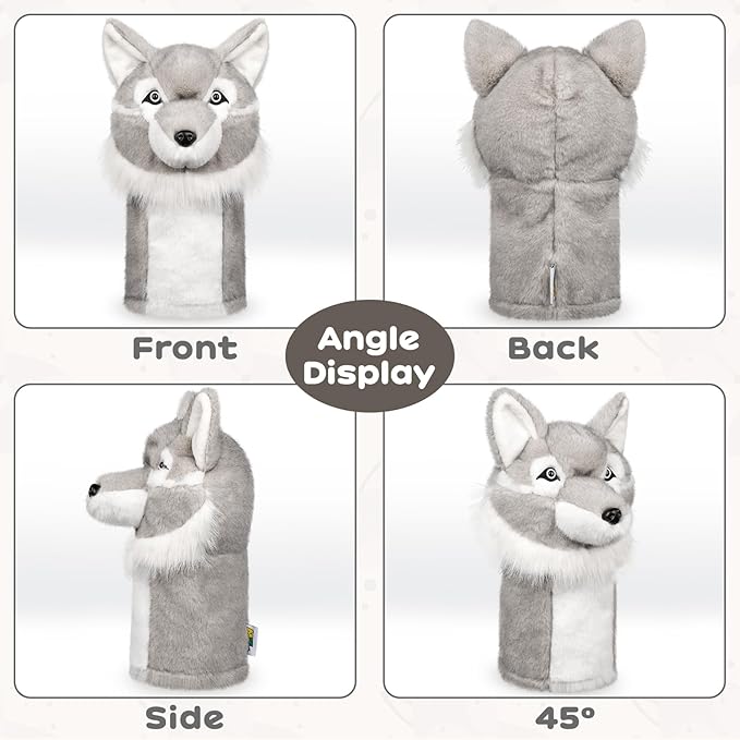 Funny Golf Driver Head Gover, Animal Golf Club Cover Ultra Premium Plush Tour Quality Driver Headcover for Men Women