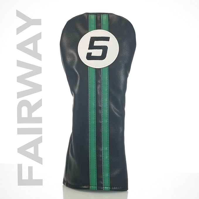 Single Headcover, Easy Slip-On Easy-Off Golf Club Head Cover, Fleece Lined Interior, Water Resistant and Durable Shell, Individual Retail Pack