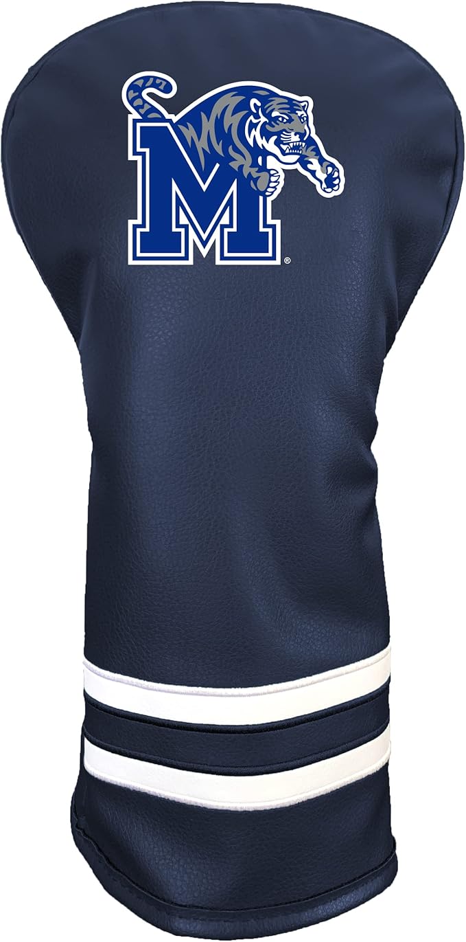 Team Golf NCAA Vintage Driver Golf Club Headcover (Printed), Form Fitting Design, Retro Design with Fleece Lining for Extra Club Protection