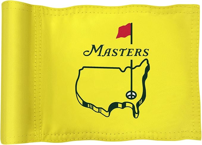 Themed Golf Flag Mini, 8x6 Inch, Double-Sided Silk-Screened, Fade-Resistant 420D Nylon, Ideal for Backyard Practice Putting Green