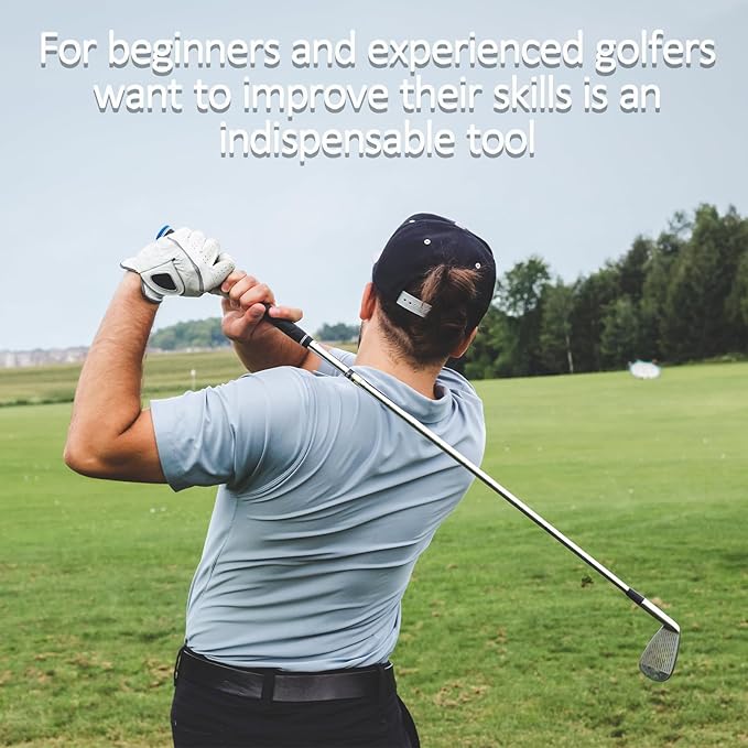 Golf Alignment Sticks and Angle Holder Set Plate Thickened metal adopts damping design Angle adjusted freely Teaching Equipment for Aiming Putting Swing Posture Correction Golf Swing Training
