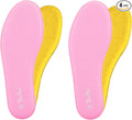 2 Pair -Shoe Inserts for Womens Memory Foam Insoles,Replacement Insoles for Work Boots Running Shoes, Cushion Shock Absorbing for Foot Pain Relief, Comfort Breathable Inner Soles Pink 39EU,US8
