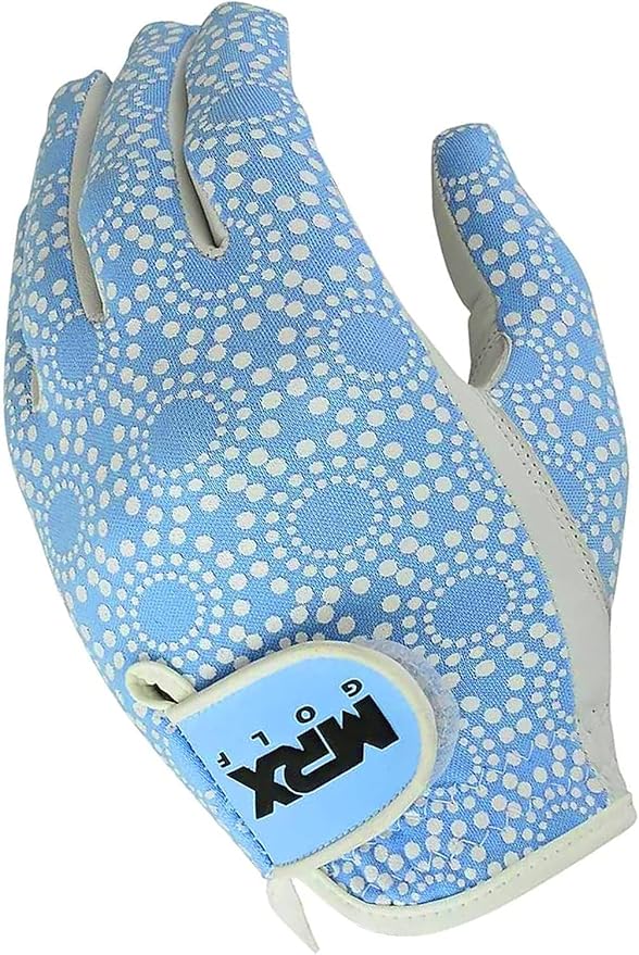 MRX Women Golf Glove Left Handed Golf Gloves Sweat Resistant Soft Cabretta Leather Regular Fit Women Golfer Glove