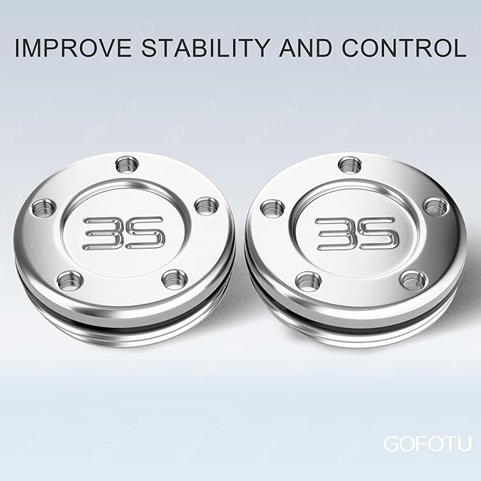 Golf 2pcs. 5g/10g/15g/20g/25g/30g/35g/40g/45g Choice Weight Golf Custom Putter Screws Weights Compatible with Titleist Scotty Cameron Golf Club Heads Putters Newport