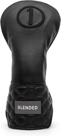 Golf Club Covers Black Golf Head Covers Driver Covers Fariway Wood Headcover Hybrid Covers Leather 3 Wood Headcover Golf Headcover with Number Tag for All Brand