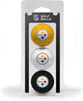 Team Golf NFL Regulation Size Golf Balls, 3 Pack, Full Color Durable Team Imprint