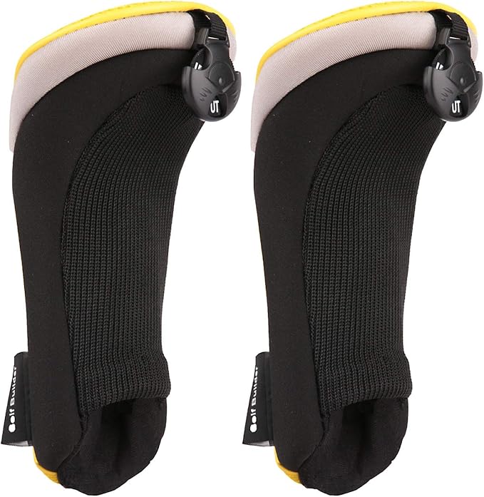 Golf Builder 2pcs/Set Golf Club Hybrid Head Covers Utility UT Cover with Interchangeable Number Tag